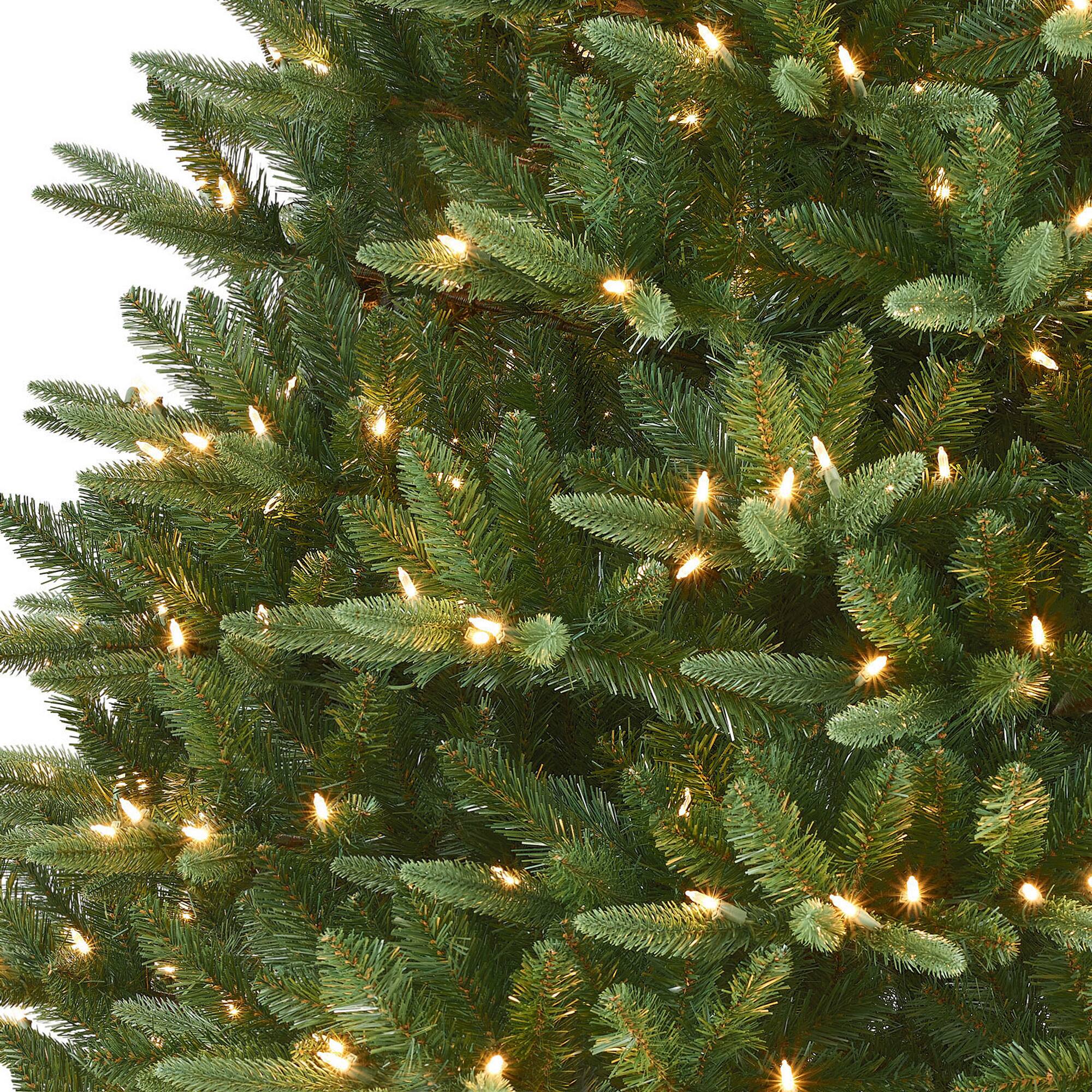 12ft. Pre-Lit Monroe Fir Artificial Christmas Tree, Warm White LED Lights